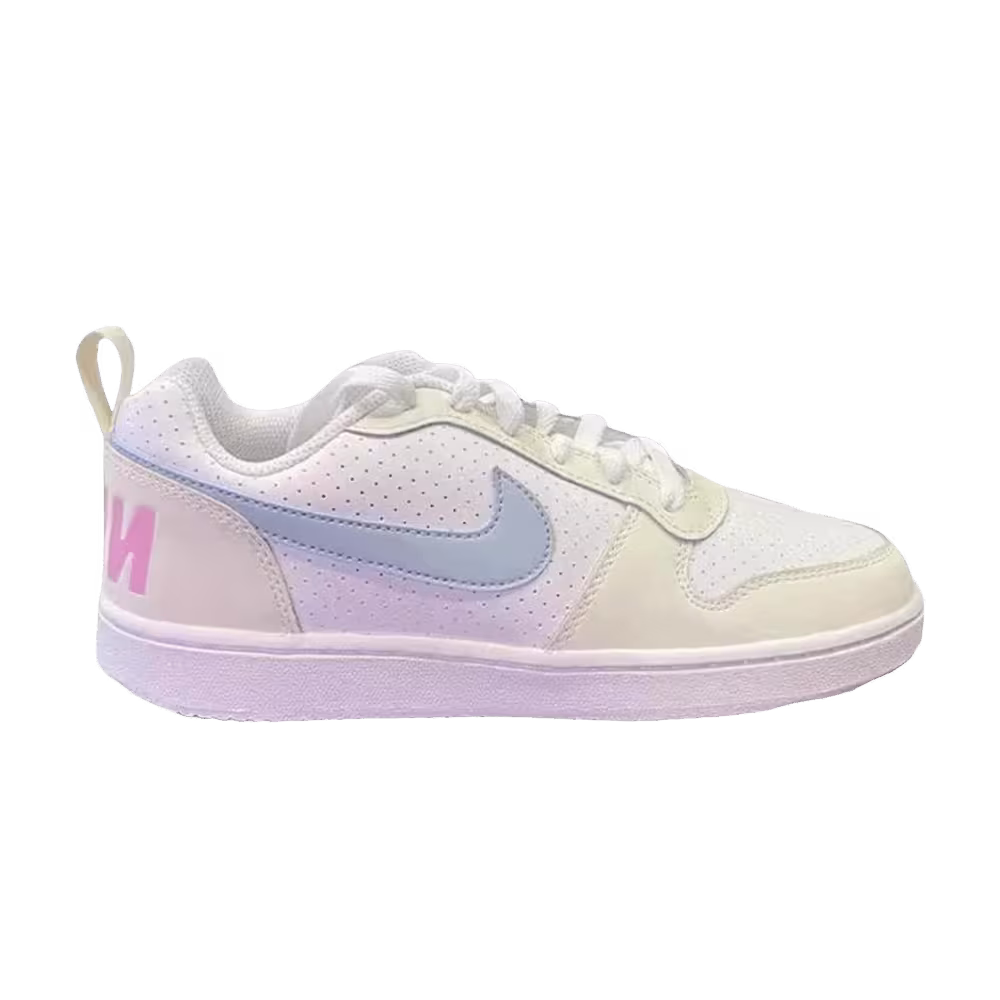 Nike Women's Court Borough White Yellow Blue
