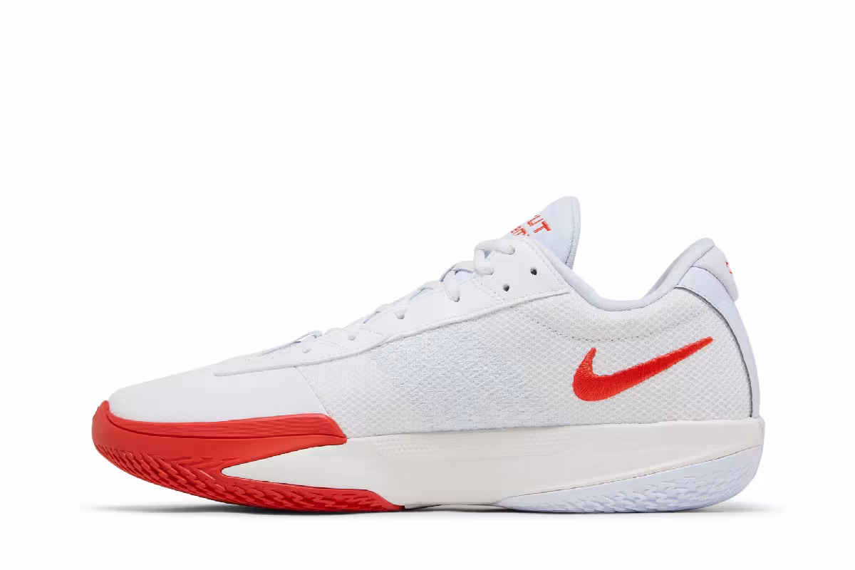 Nike Air Zoom GT Cut Academy White Picante Red, view 4