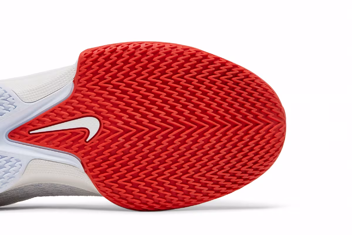 Nike Air Zoom GT Cut Academy White Picante Red, view 6