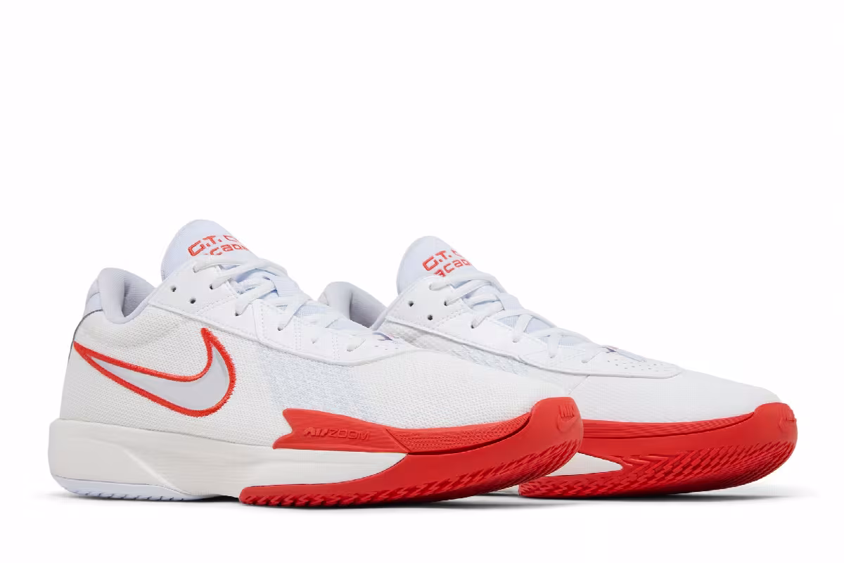Nike Air Zoom GT Cut Academy White Picante Red, view 9