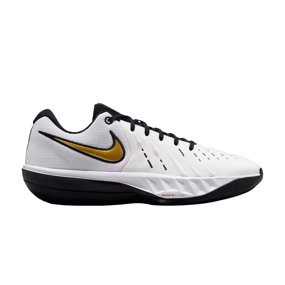 Nike Air Zoom GT Cut Academy 2 White Black Metal Gold