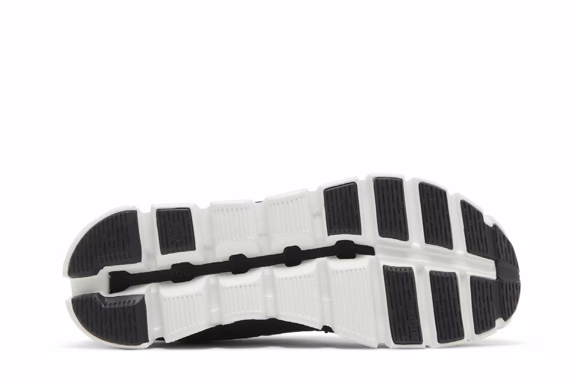 ON Women's Cloud 5 Black White, view 5