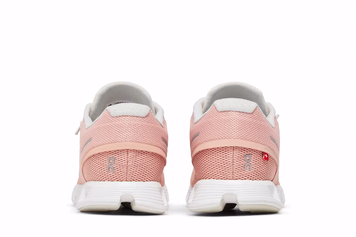 ON Women's Cloud 5 Rose Shell, view 7
