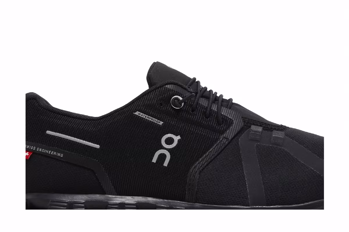 ON Women's Cloud 5 Waterproof All Black, view 3
