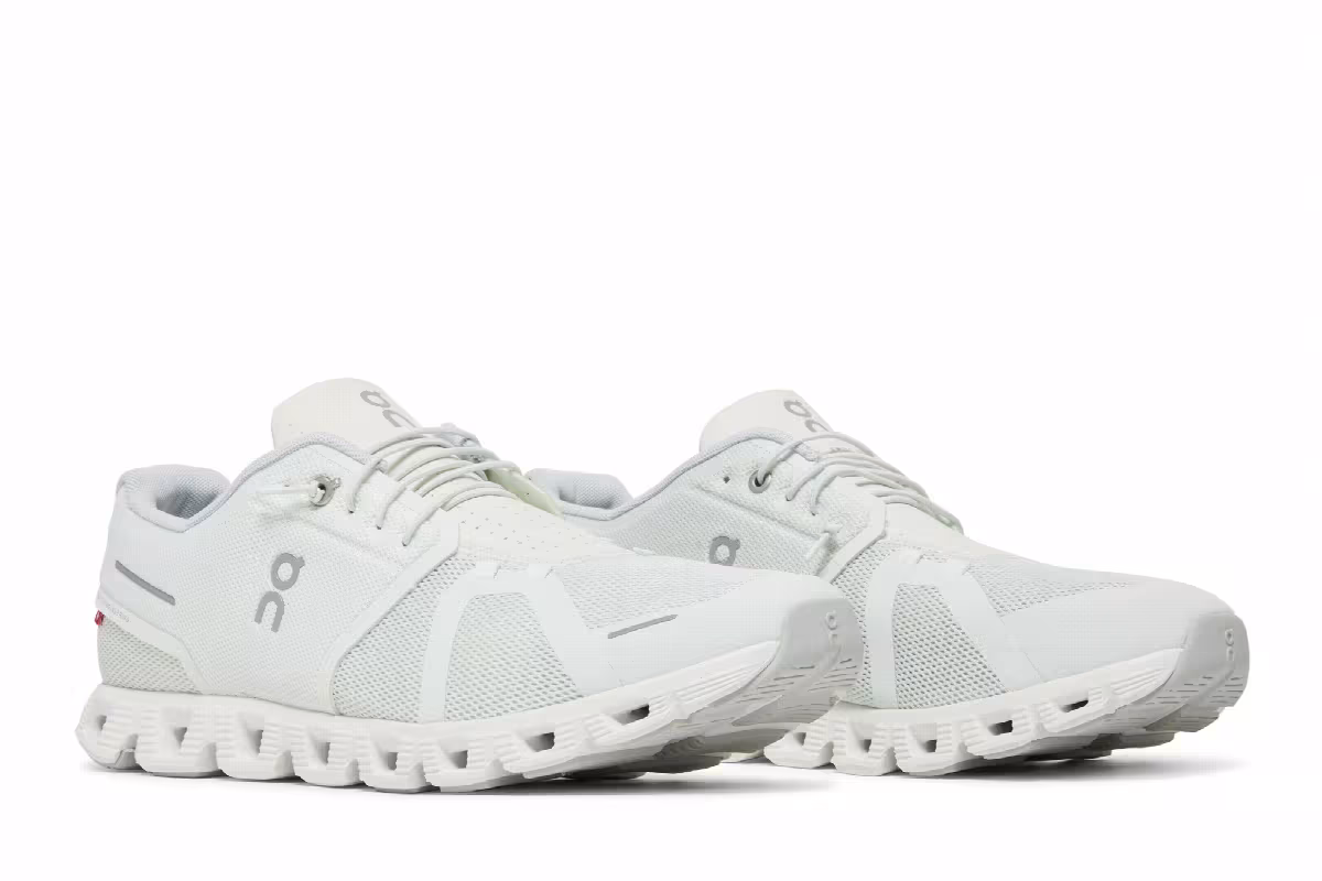 ON Cloud 5 Ice White, view 9