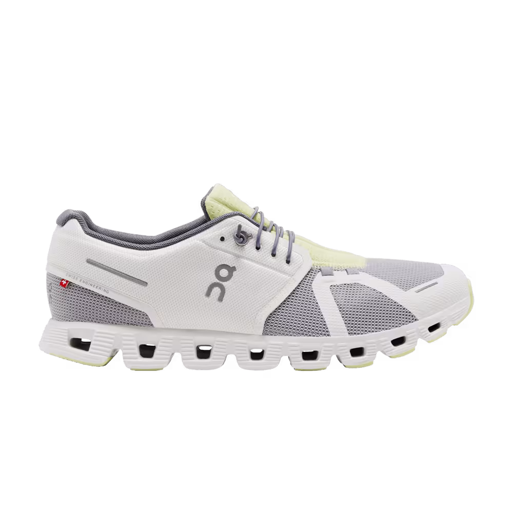 ON Cloud 5 Push Glacier Undyed White