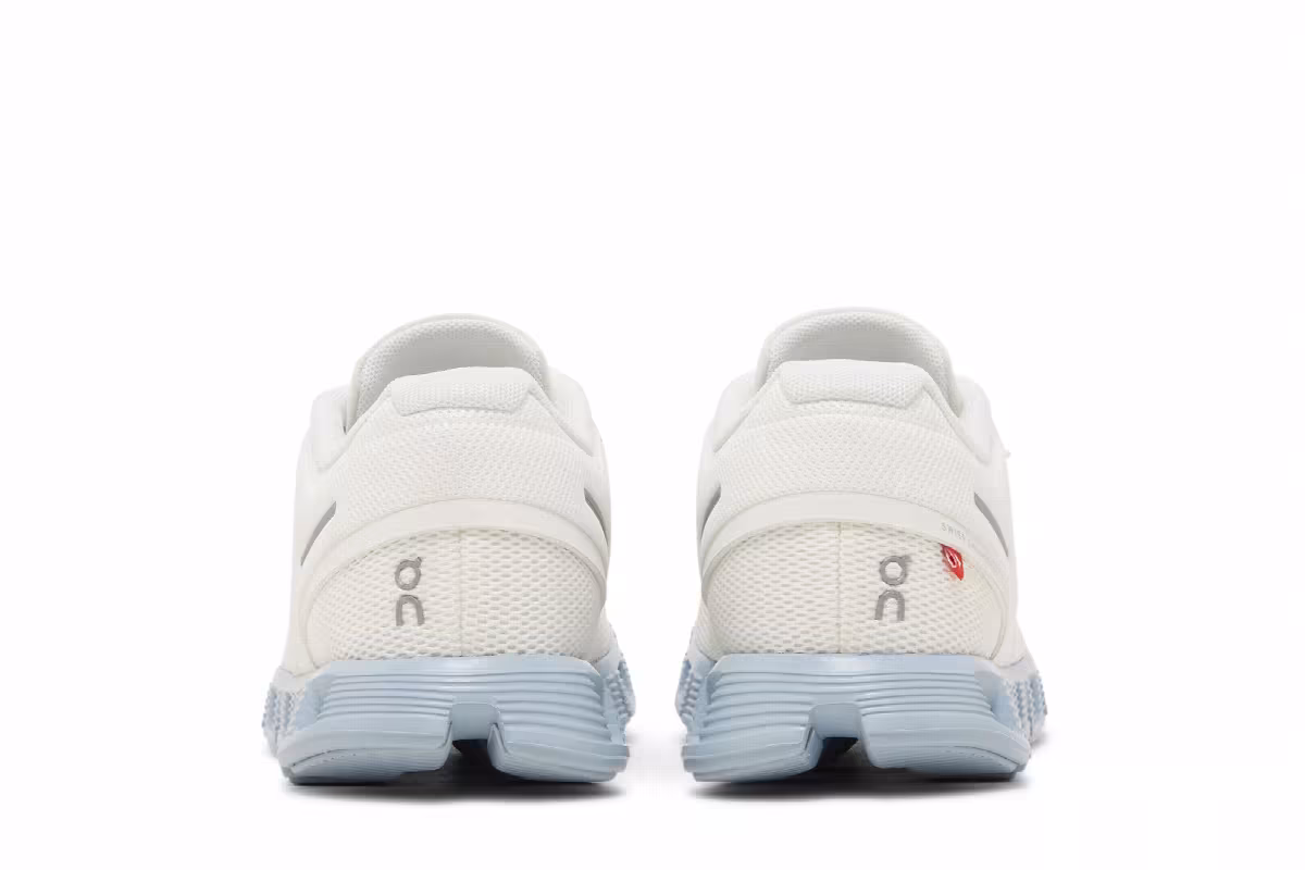 ON Women's Cloud 5 White Chambray, view 7