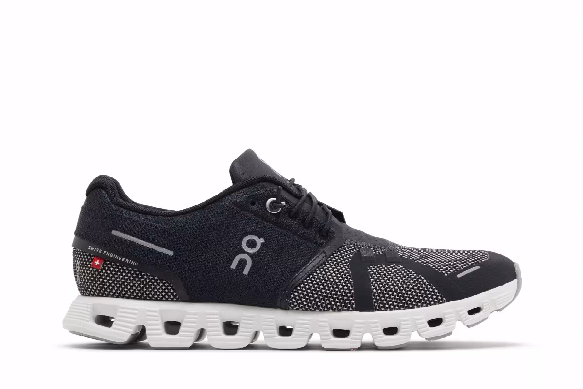 ON Women's Cloud 5 Combo Black Alloy, view 2
