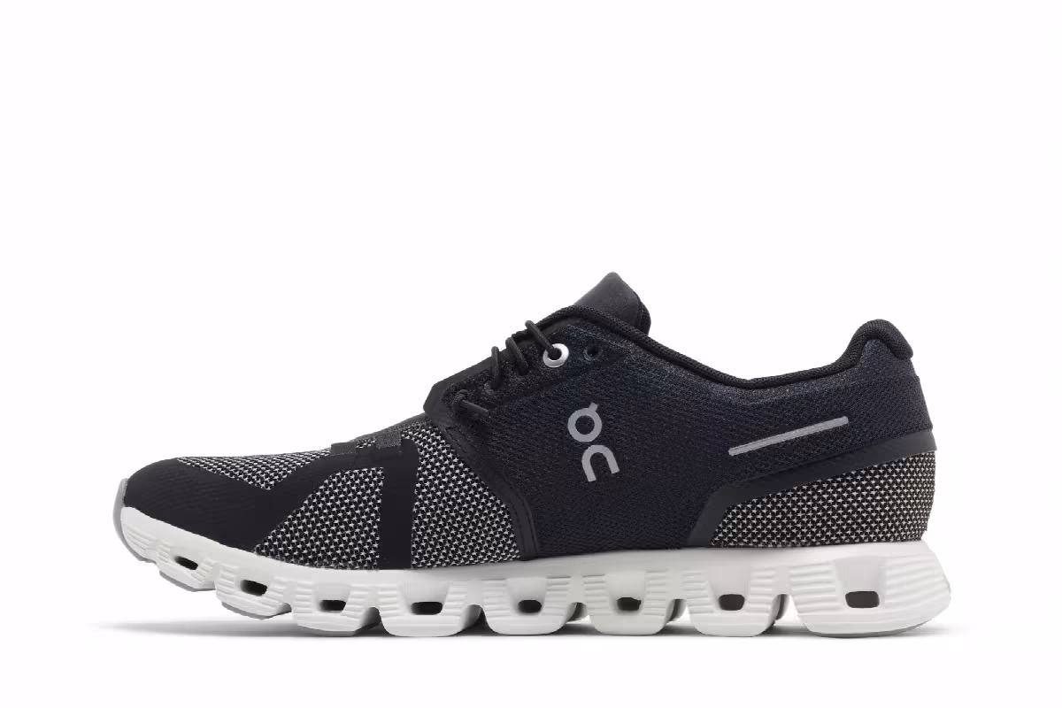 ON Women's Cloud 5 Combo Black Alloy, view 4