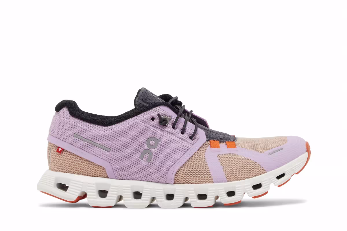 ON Women's Cloud 5 Push Fiji Rose, view 2