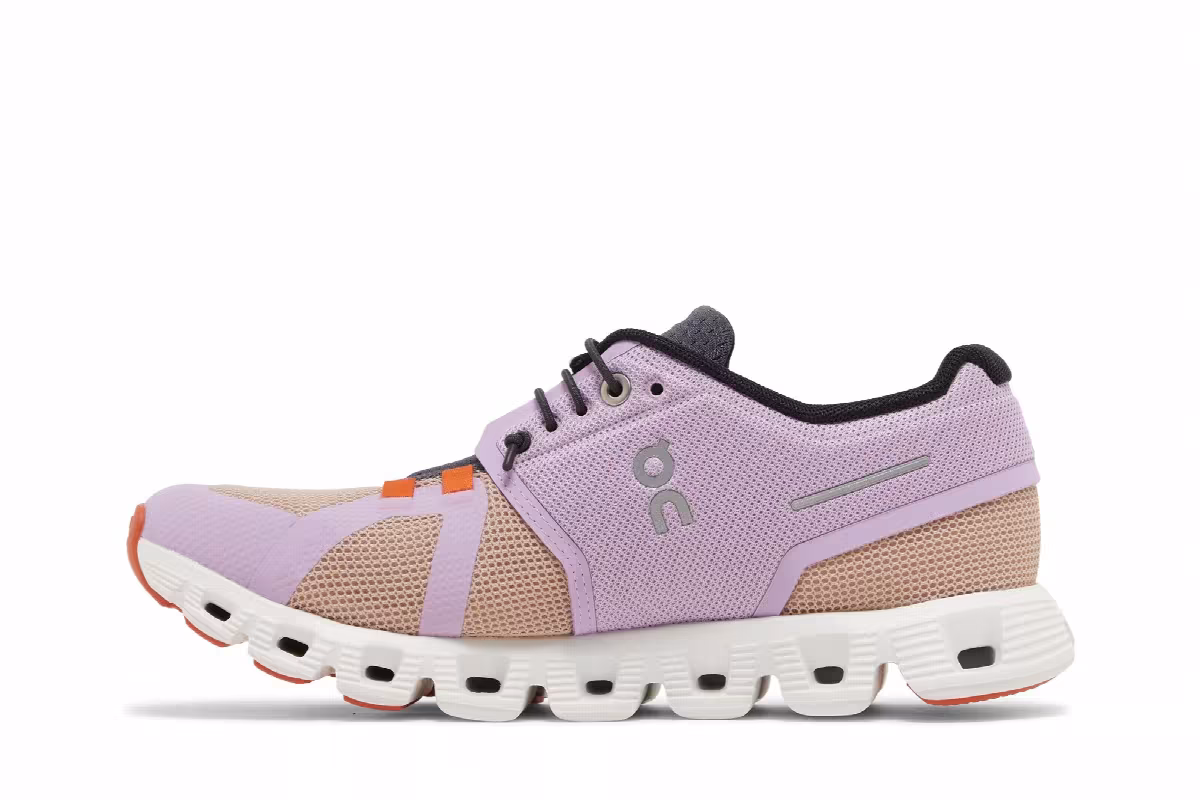 ON Women's Cloud 5 Push Fiji Rose, view 4