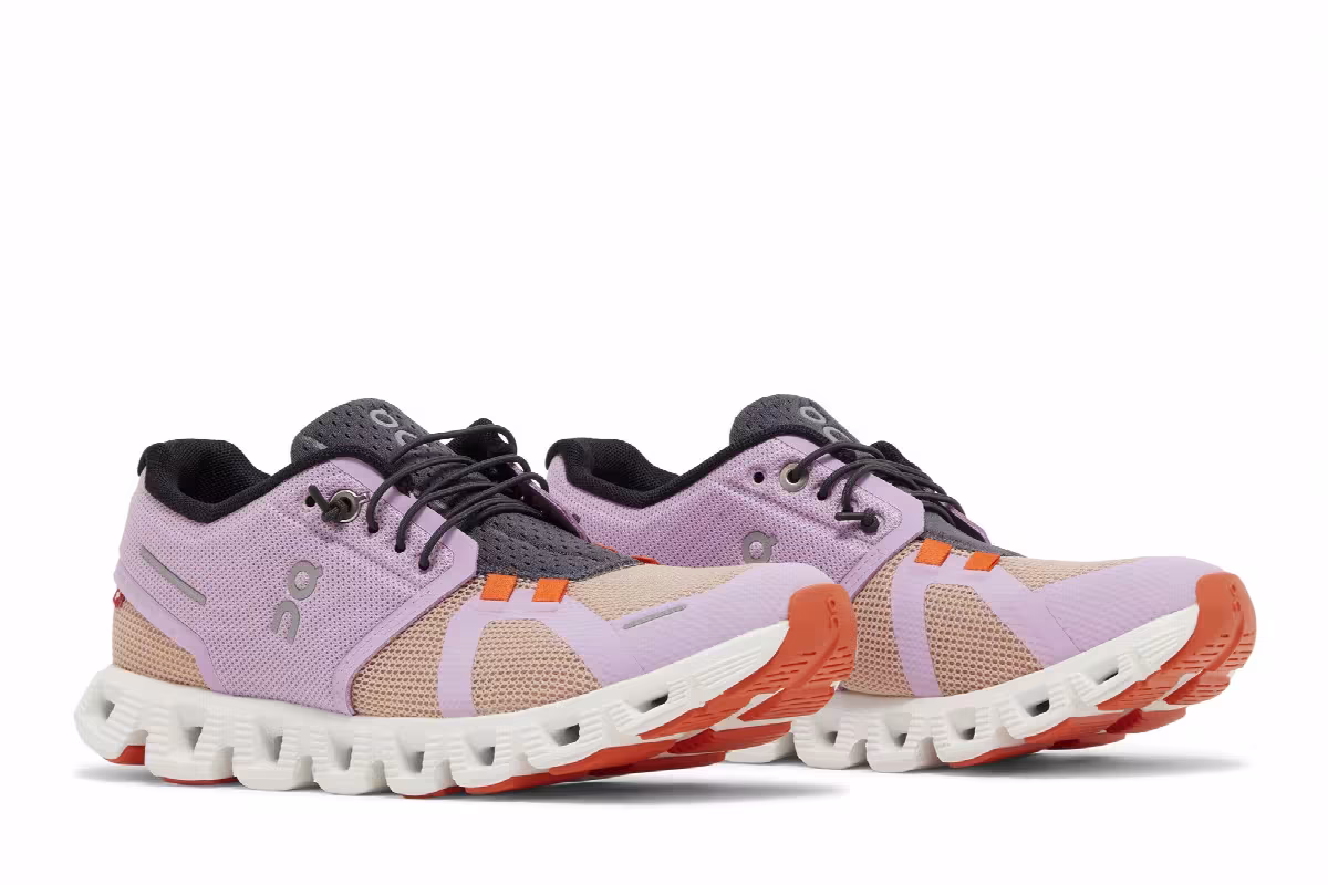 ON Women's Cloud 5 Push Fiji Rose, view 9