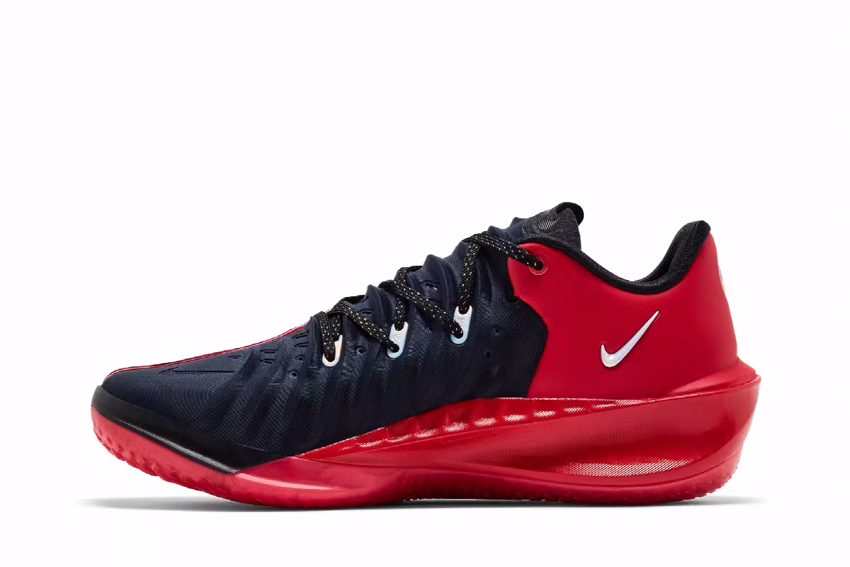 Nike Air Zoom GT Cut 4 University Red Black, view 4