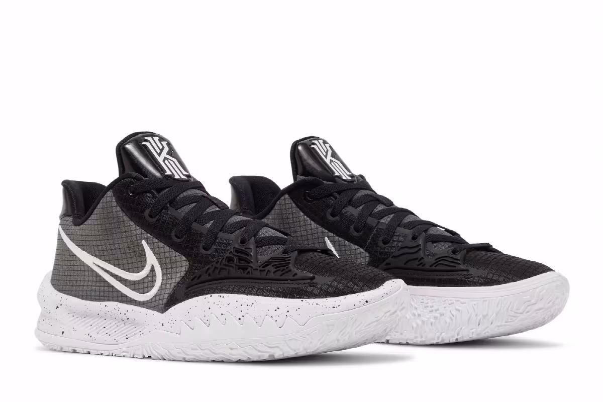Nike Kyrie Low 4 TB Black White, view 9
