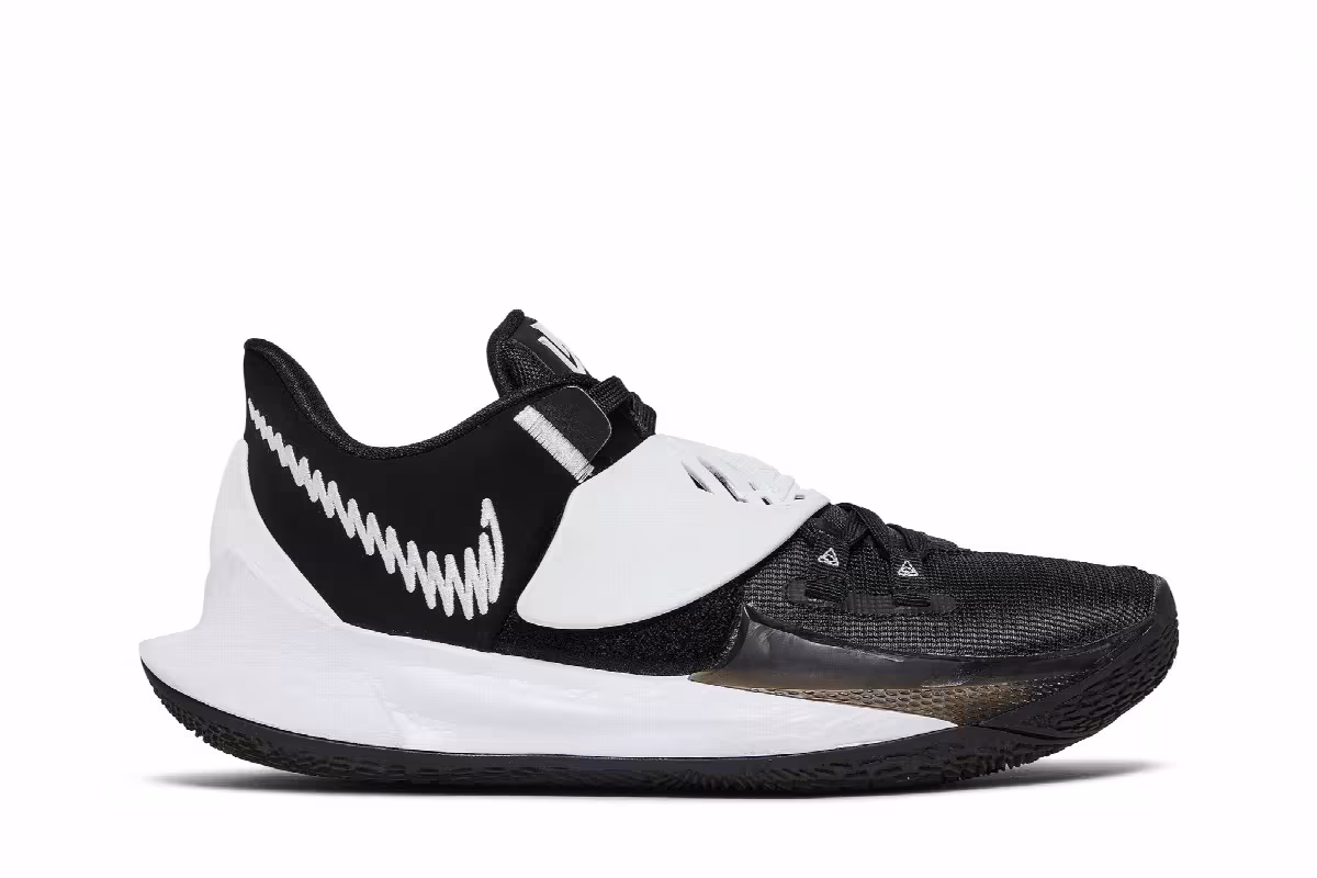 Nike Kyrie Low 3 TB Black White, view 2