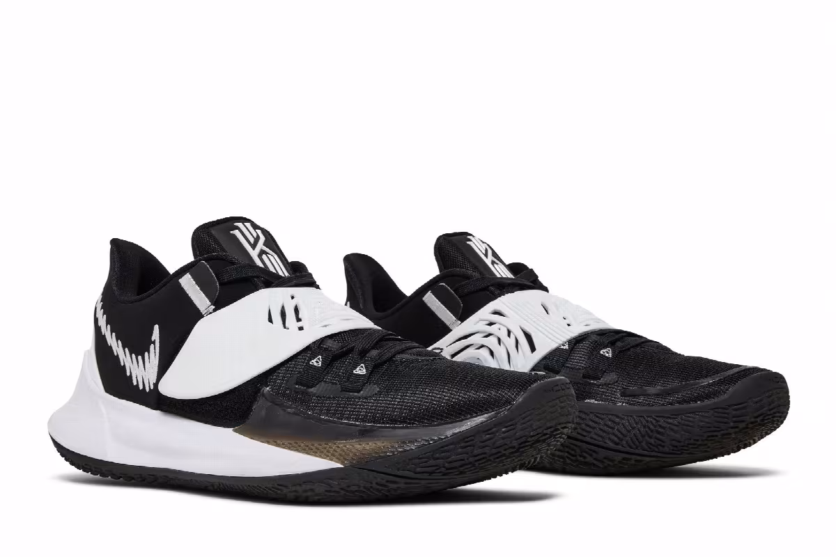 Nike Kyrie Low 3 TB Black White, view 9