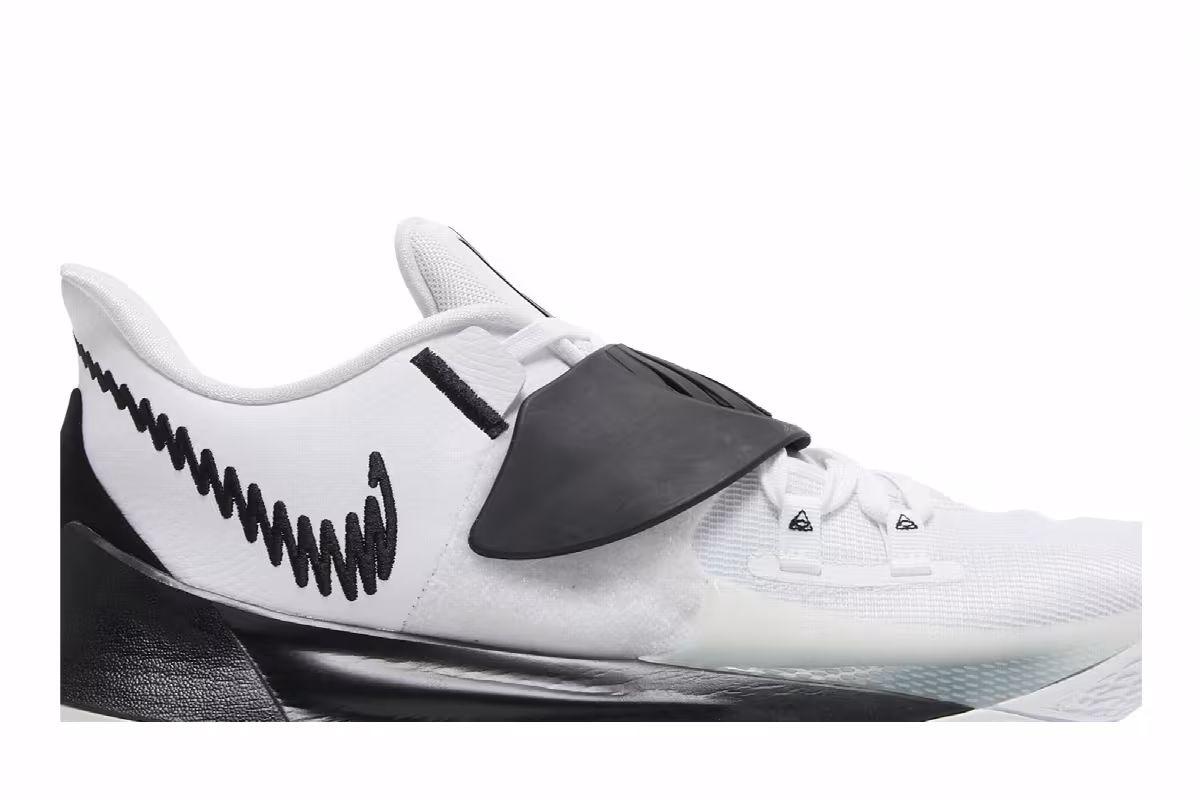 Nike Kyrie Low 3 TB White Black, view 3
