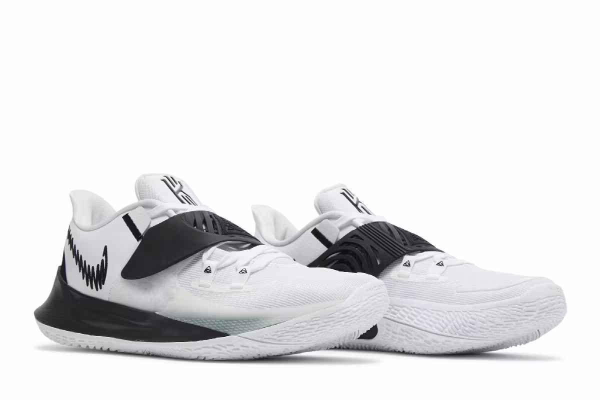 Nike Kyrie Low 3 TB White Black, view 9