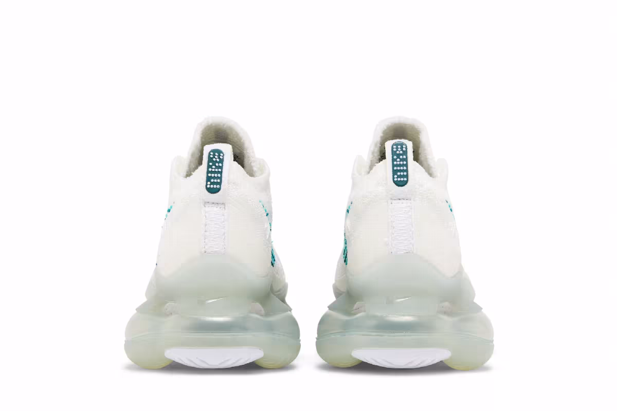 Nike Air Max Scorpion Flyknit White Clear Emerald, view 7