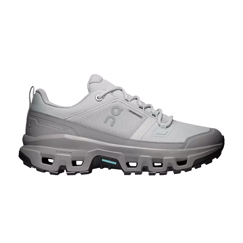 ON Women's Cloudrock Low Waterproof Glacier Ore