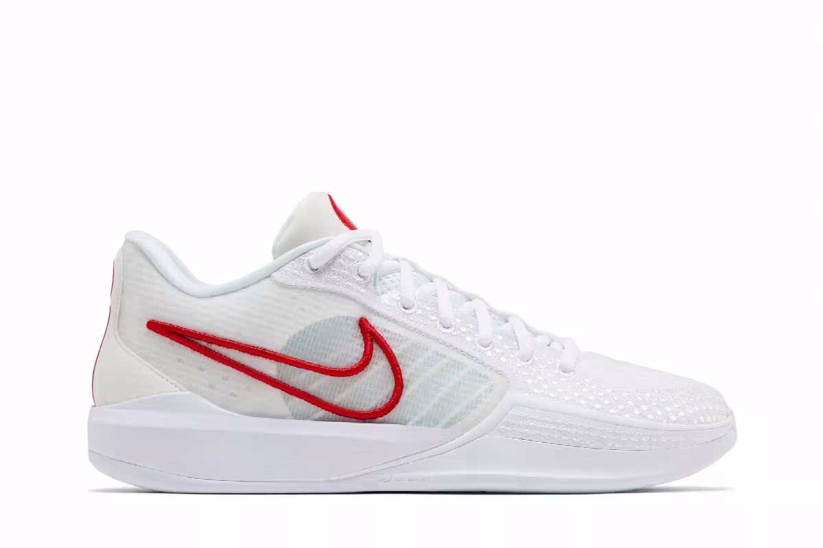 Nike Women's Sabrina 1 TB Promo White University Red, view 2