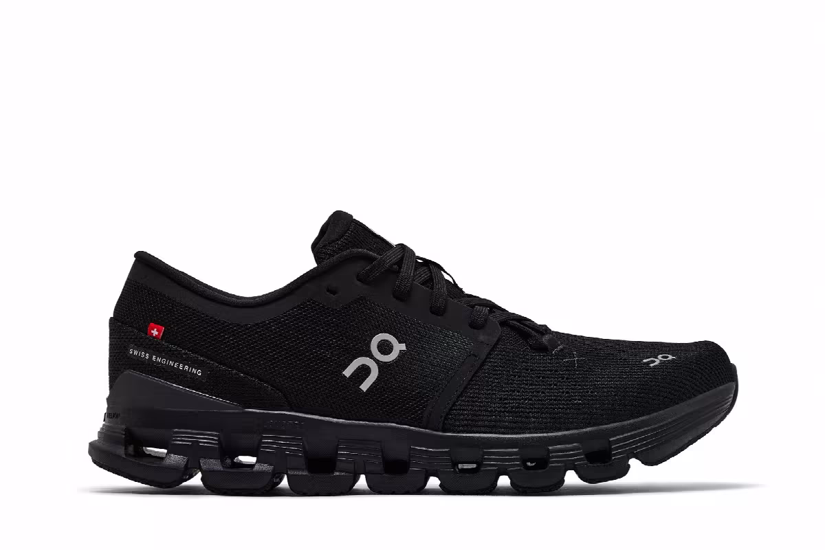 ON Women's Cloud X 4 Black Eclipse, view 2
