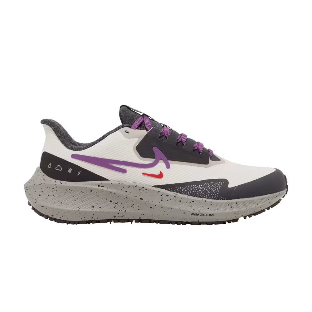 Nike Women's Air Zoom Pegasus 39 Shield Light Bone Vivid Purple