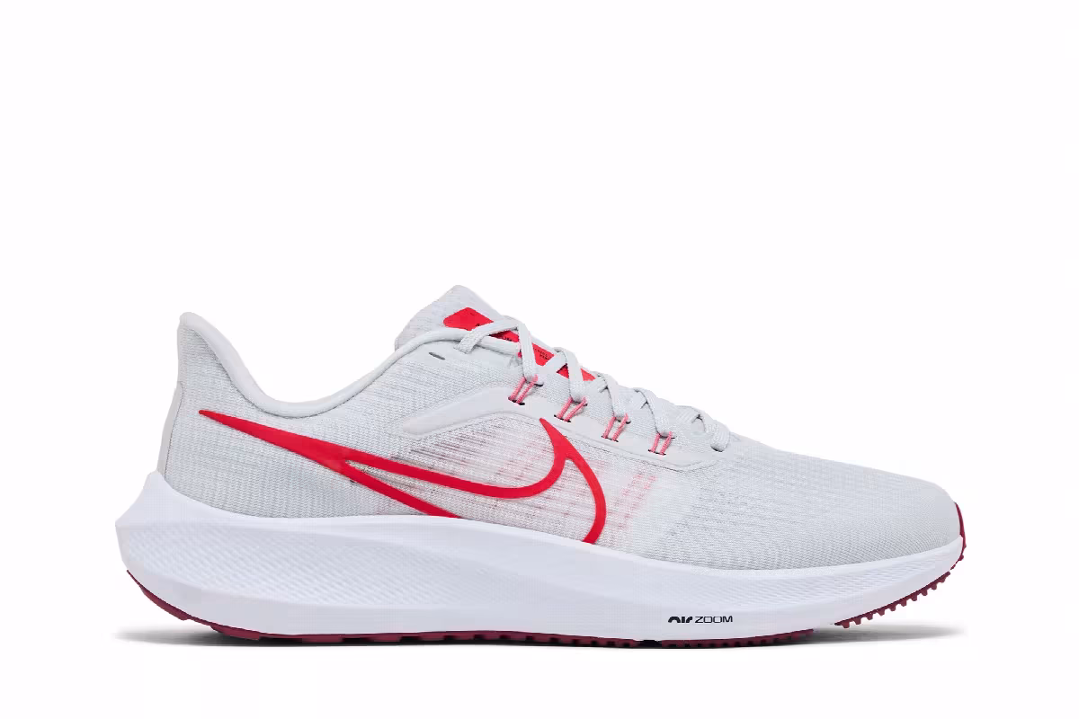 Nike Air Zoom Pegasus 39 Platinum Tint Light Crimson, view 2