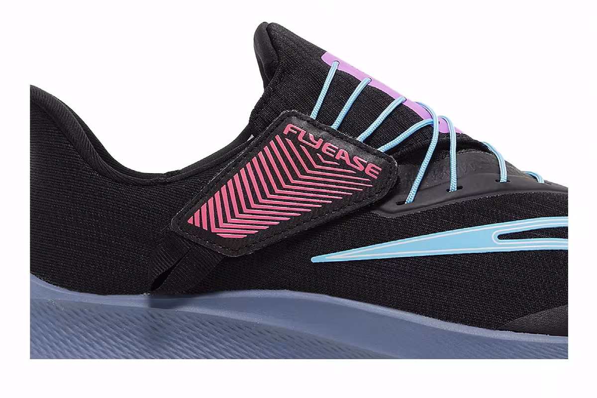 Nike Air Zoom Pegasus 39 FlyEase SE Black Baltic Blue, view 3