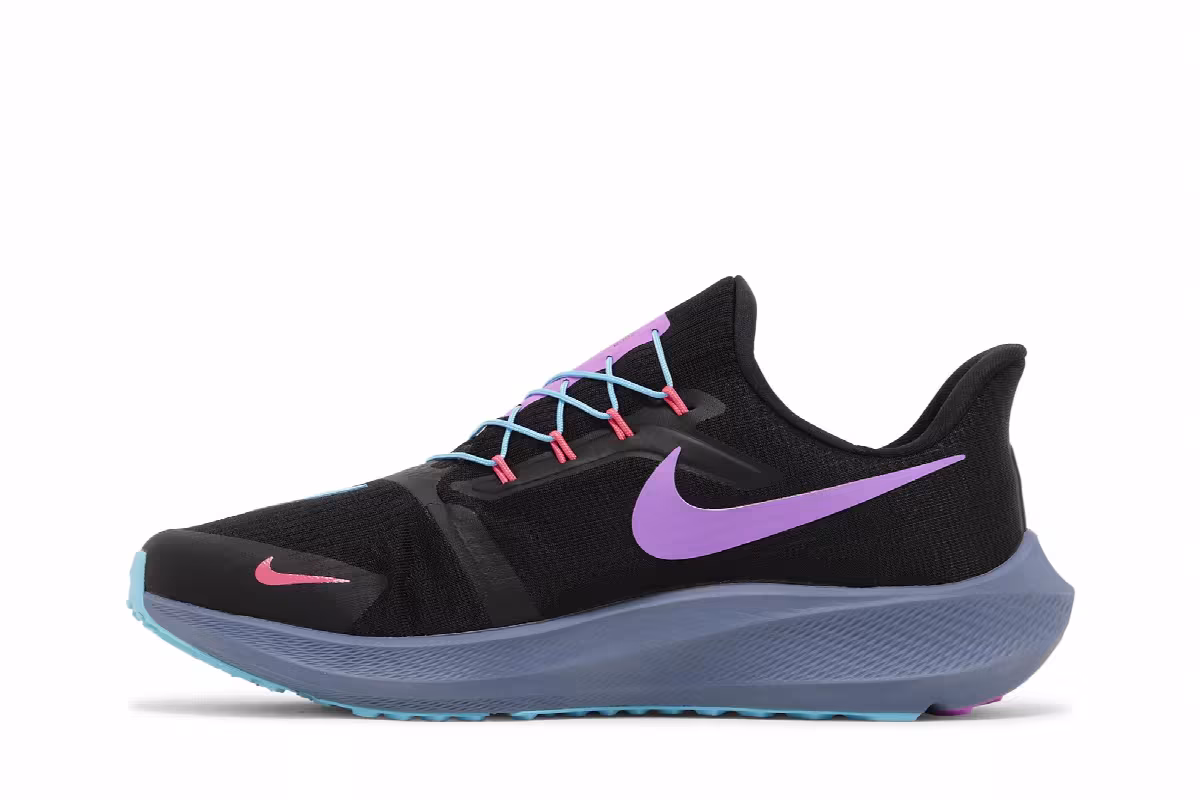 Nike Air Zoom Pegasus 39 FlyEase SE Black Baltic Blue, view 4