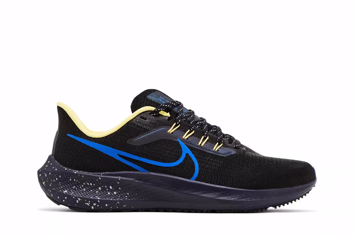 Nike Air Zoom Pegasus 39 Black Hyper Royal Speckled, view 2