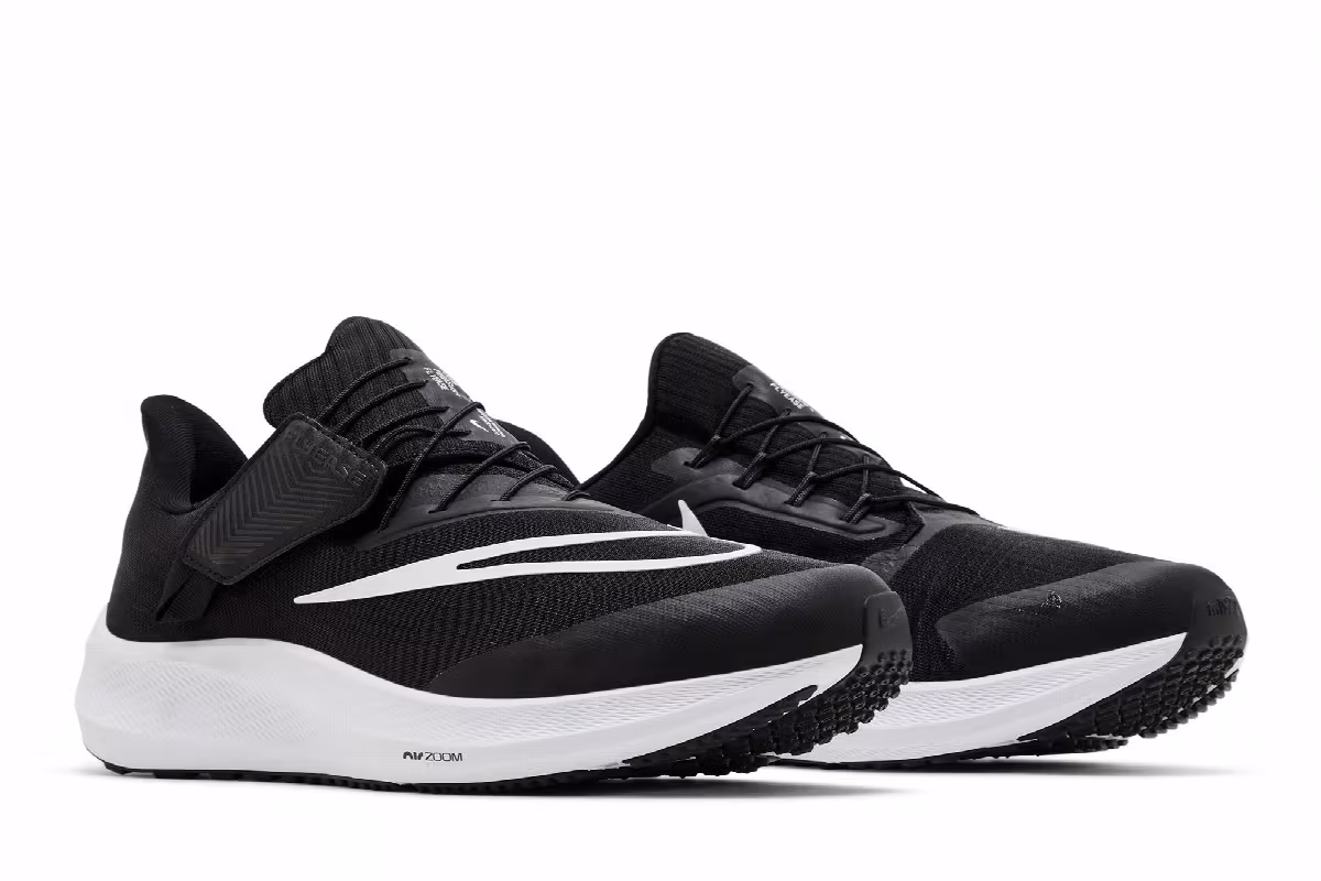 Nike Air Zoom Pegasus 39 FlyEase Black White, view 9
