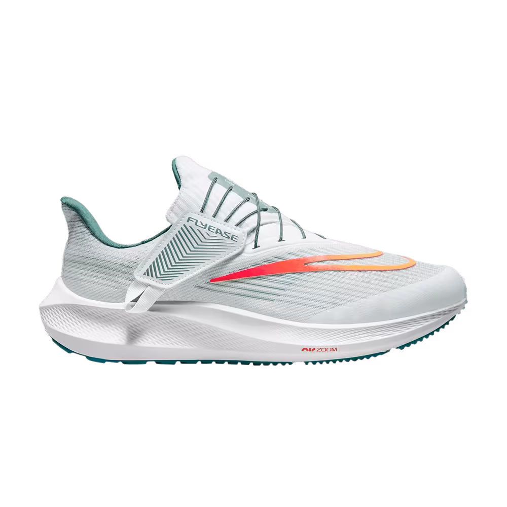 Nike Air Zoom Pegasus 39 FlyEase Extra Wide Pure Platinum Total Orange