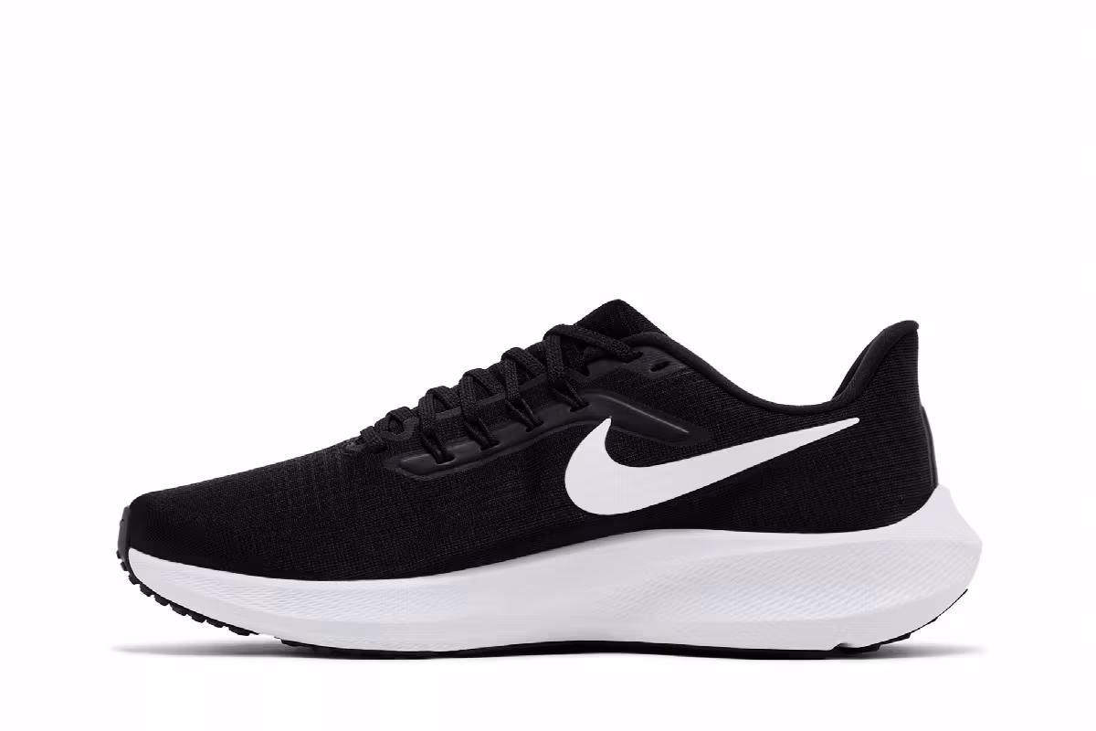 Nike Women's Air Zoom Pegasus 39 TB Black White, view 4