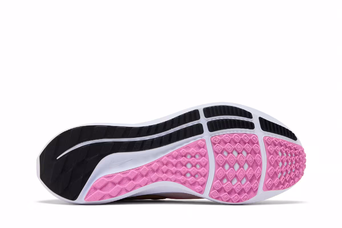 Nike Women's Air Zoom Pegasus 39 White Gold Pink, view 5