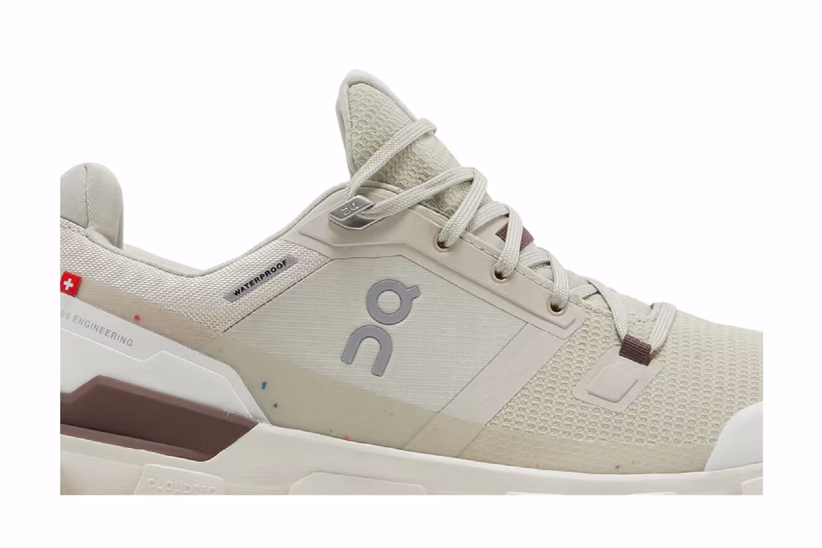 ON Women's Cloudwander Waterproof Sand Ivory, view 3
