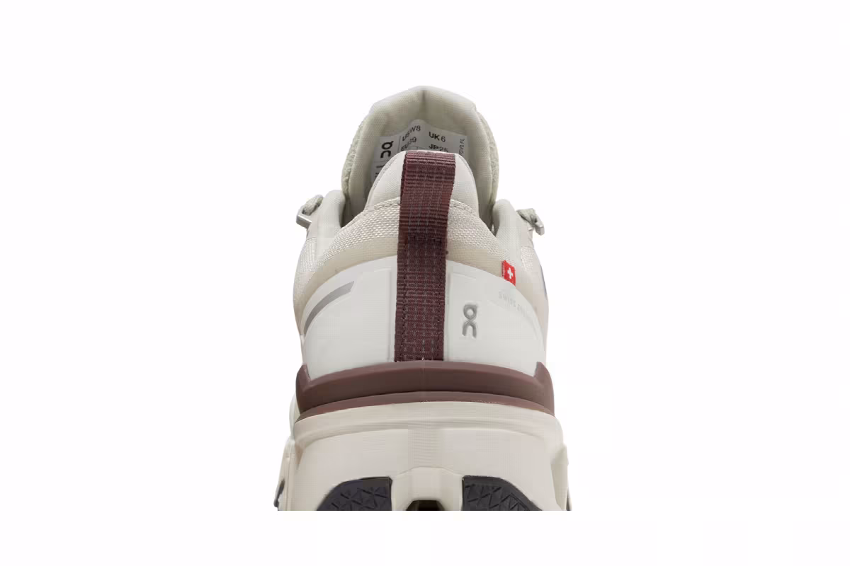 ON Women's Cloudwander Waterproof Sand Ivory, view 8