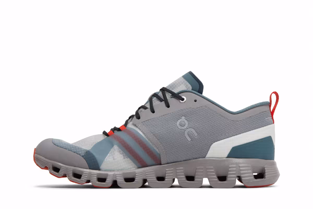 ON Cloud X Shift Alloy Red, view 4