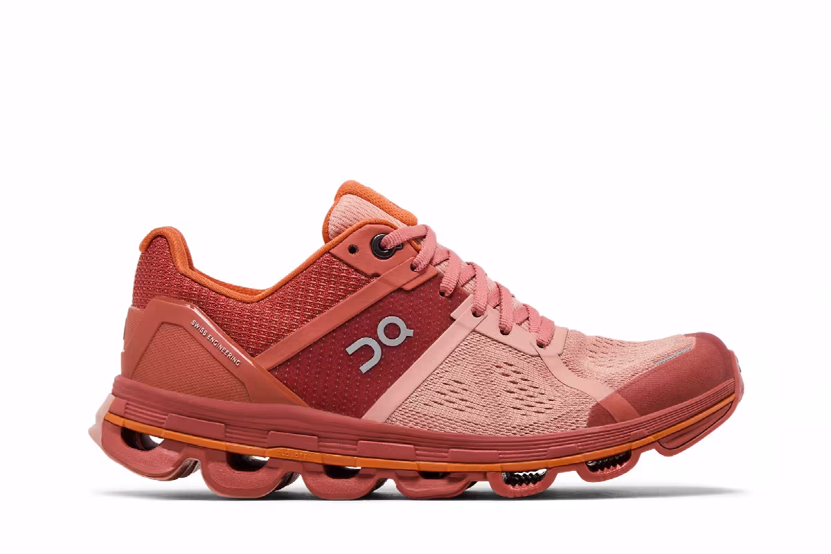 ON Women's Cloudace Blush Orange, view 2
