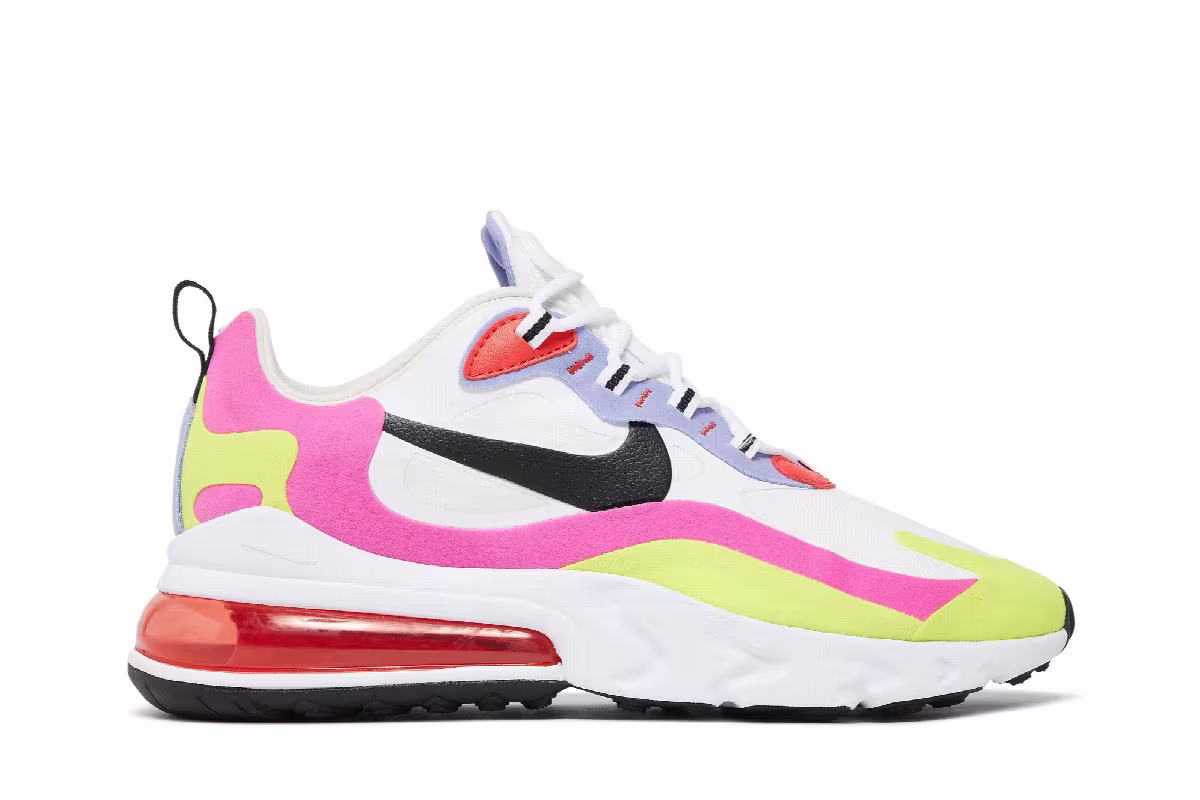 Nike Women's Air Max 270 React Multi-Color, view 2