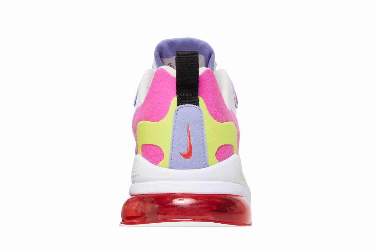 Nike Women's Air Max 270 React Multi-Color, view 8