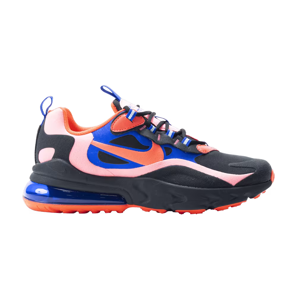 Nike Air Max 270 React GS Black Crimson Blue