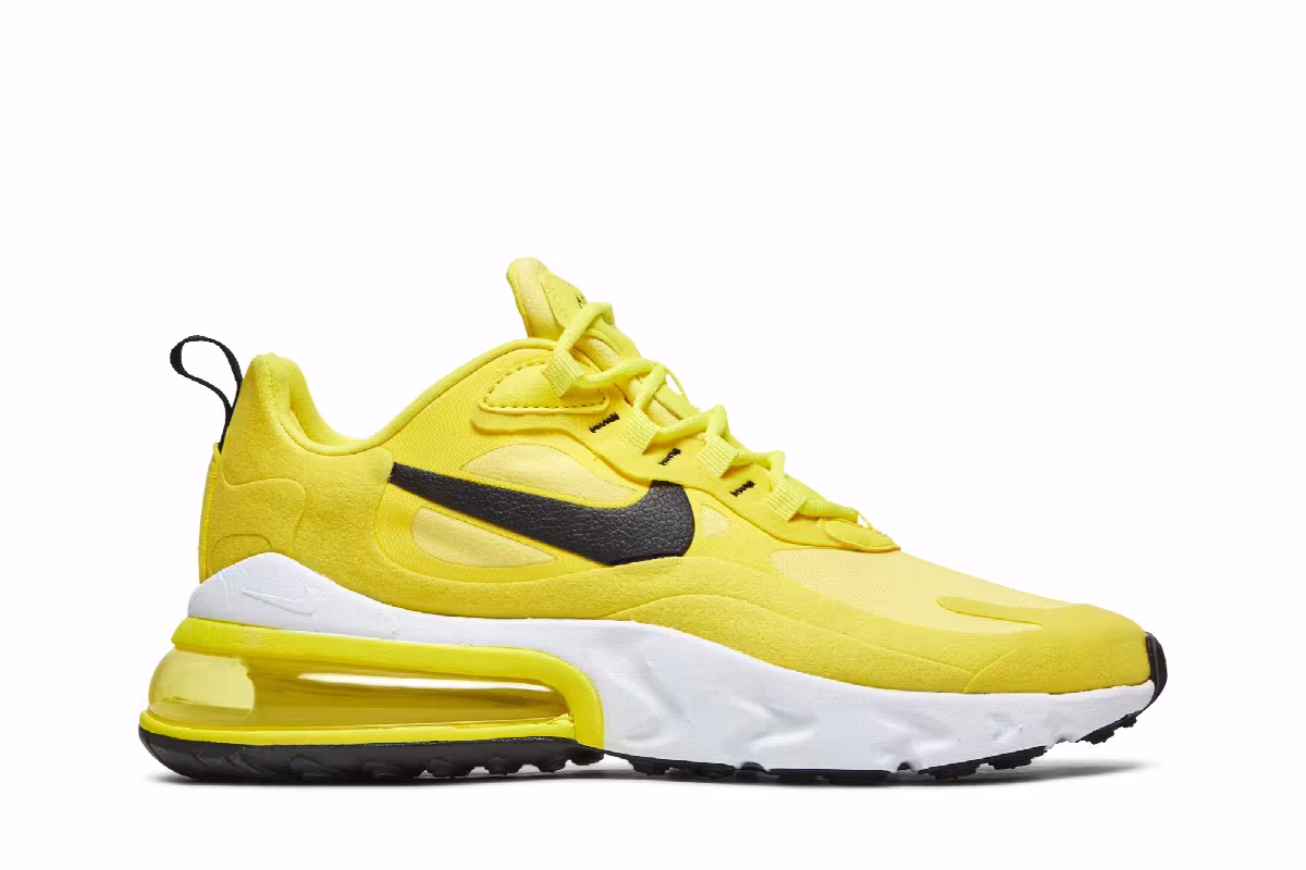 Nike Women's Air Max 270 React Opti Yellow, view 2