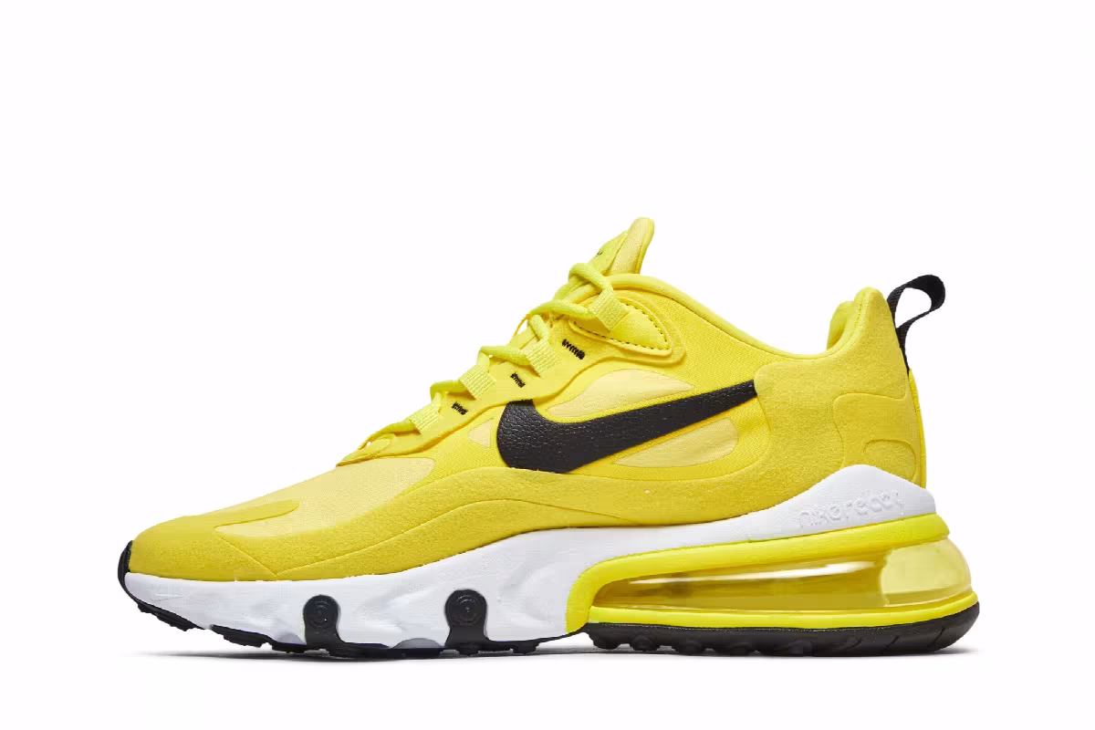 Nike Women's Air Max 270 React Opti Yellow, view 4