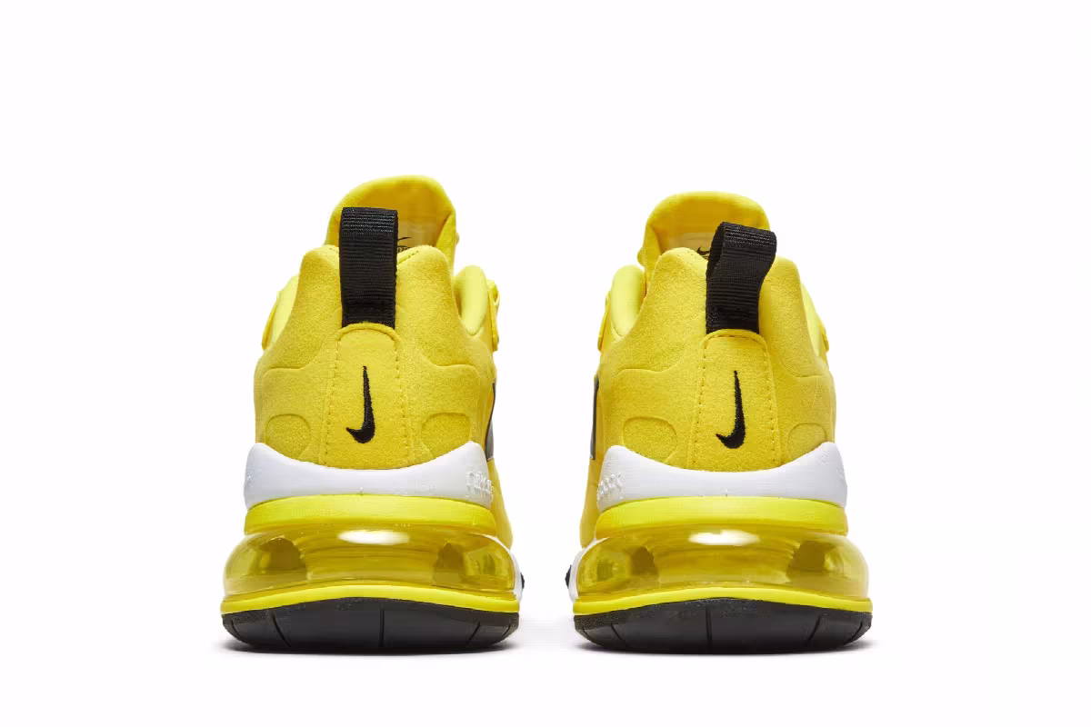 Nike Women's Air Max 270 React Opti Yellow, view 7