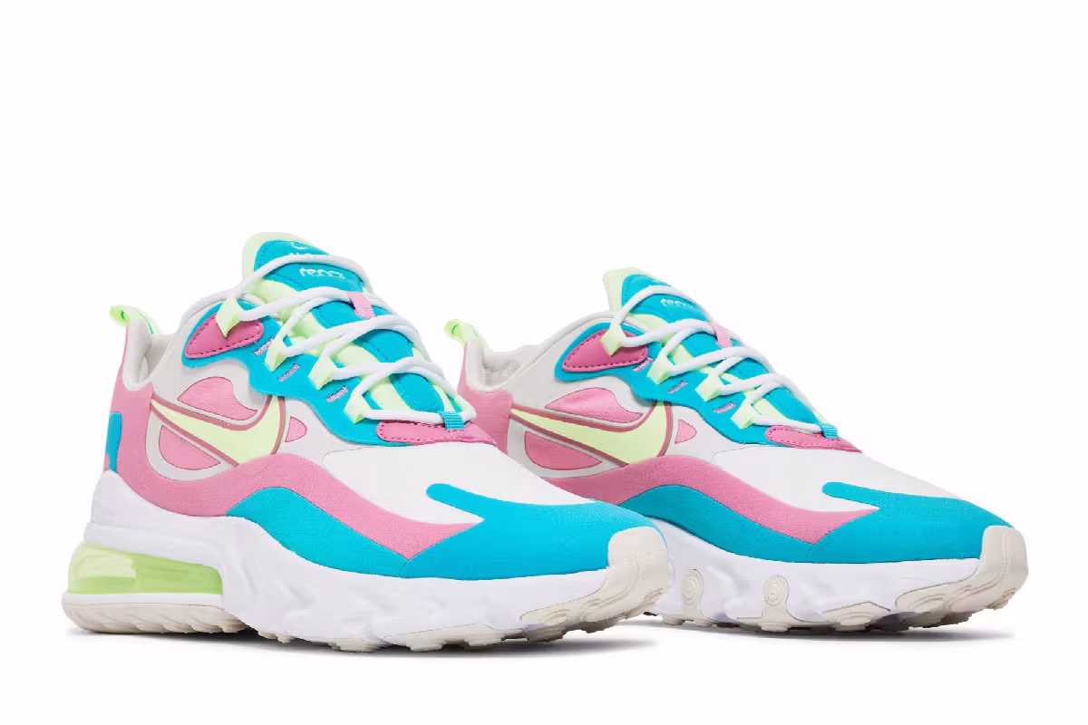 Nike Women's Air Max 270 React Pastel, view 9