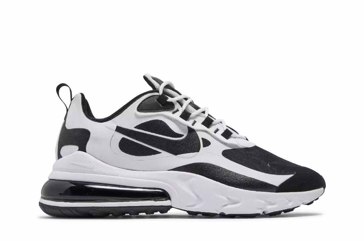 Nike Air Max 270 React White Black, view 2