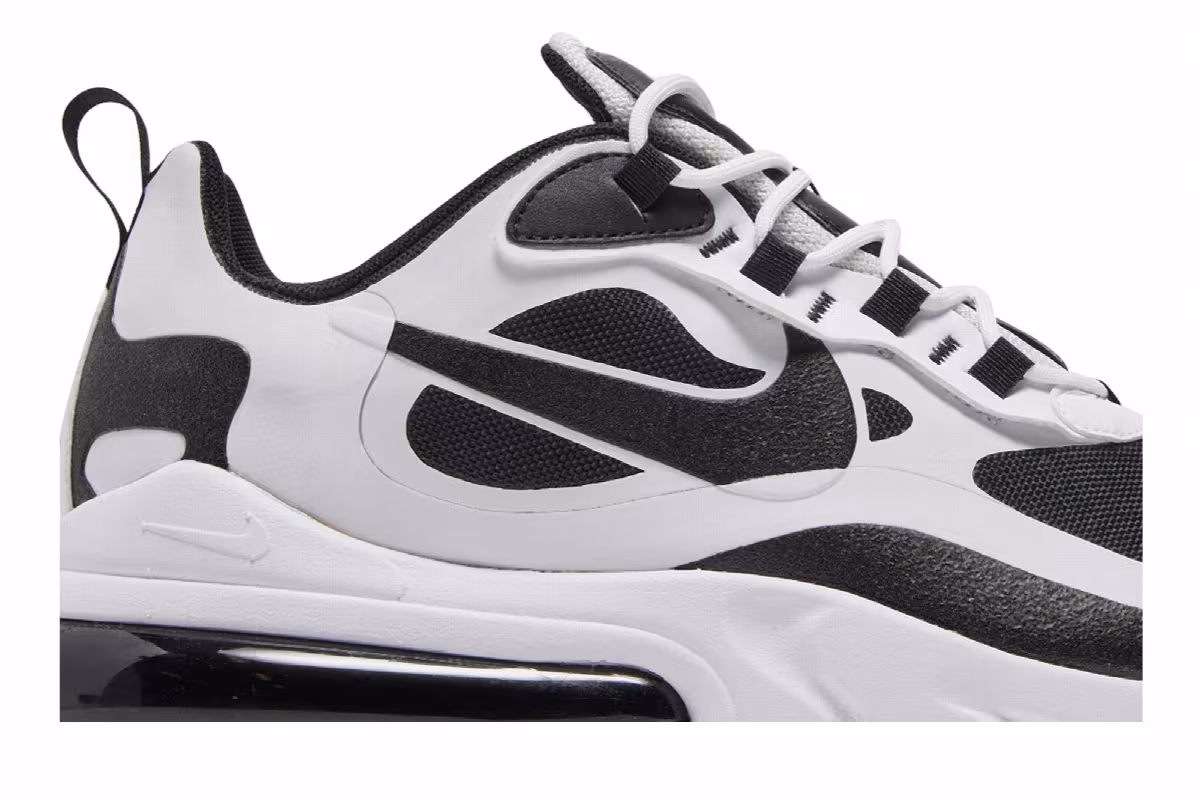 Nike Air Max 270 React White Black, view 3