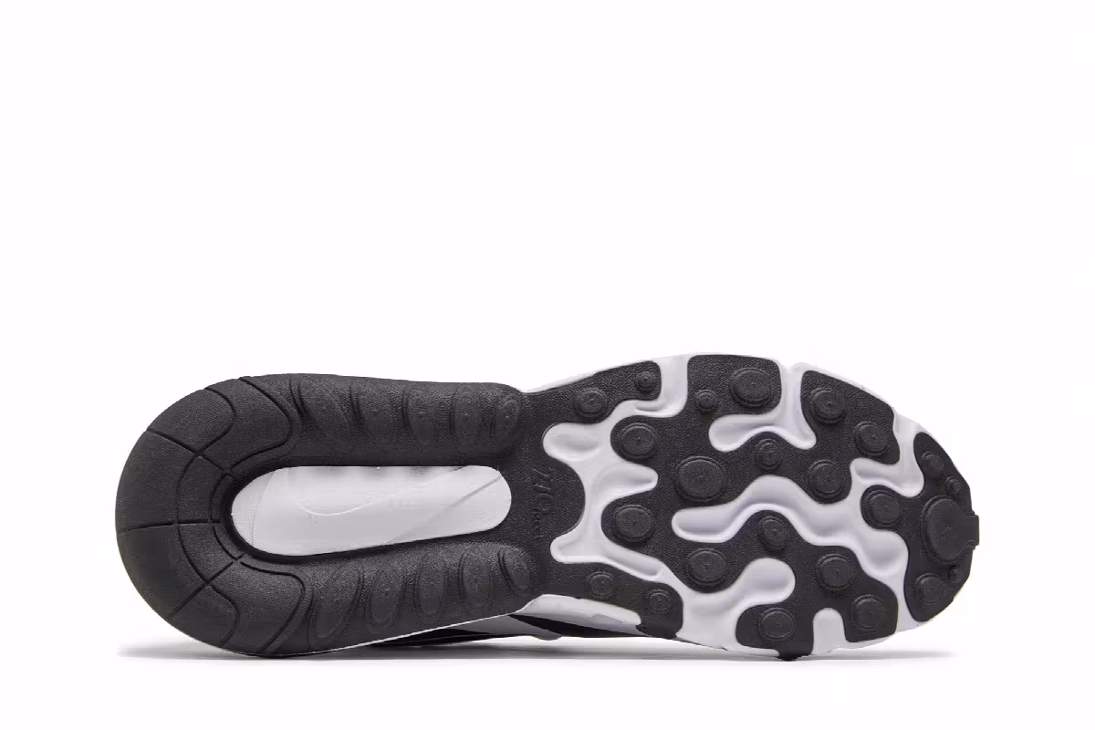 Nike Air Max 270 React White Black, view 5