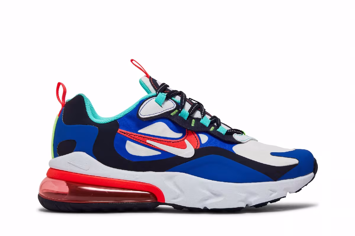 Nike Air Max 270 React GS Metallic Utopia Slate, view 2